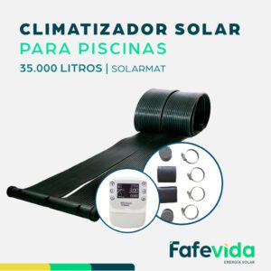Kit Climatizador Solar para Piscinas Solarmat Sungreen 3 mts – 35000L