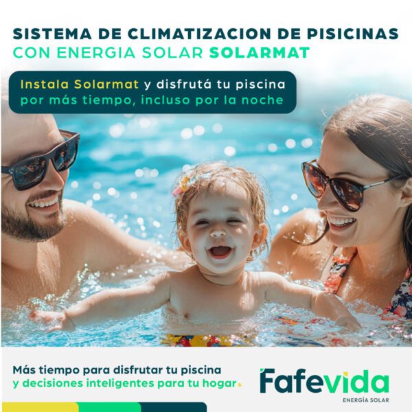Kit Climatizador Solar para Piscinas Solarmat Sungreen 3 mts – 35000L - Imagen 2